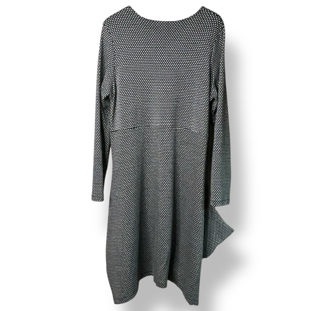 bryn Walker Heather Charcoal Handkerchief-Hem Mini Dress - Picture 4 of 11